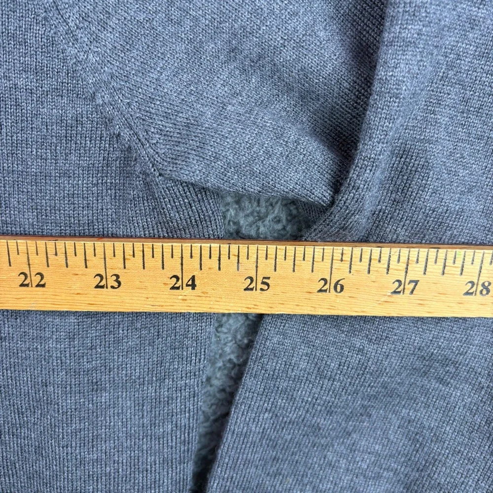 JOS A BANK Mens XXL 100 Italian Merino Wool 14 Zip‎ Sweater Grey